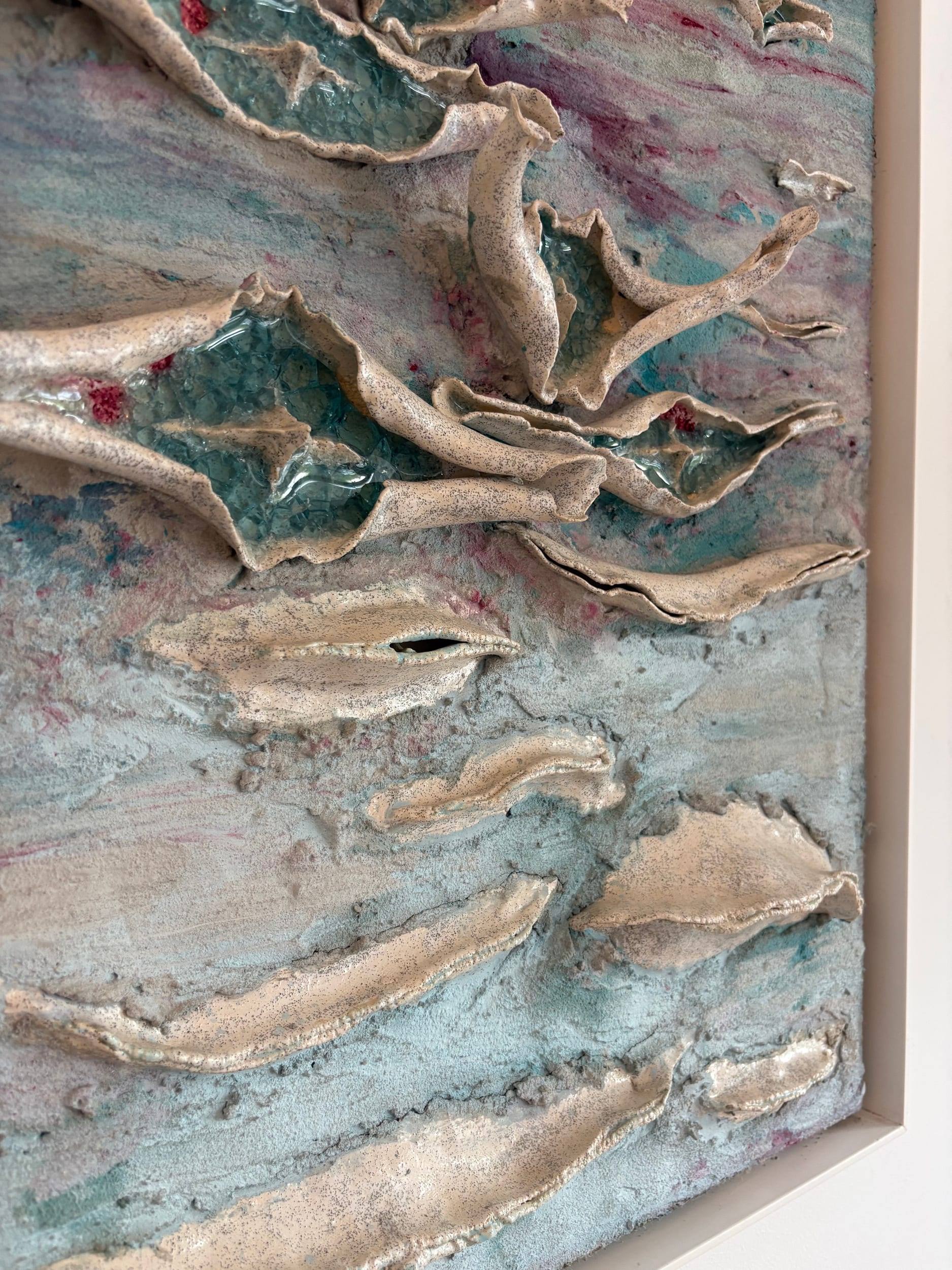 Ohne Titel (Detail) – keramische Arbeit von Mike Ramftler