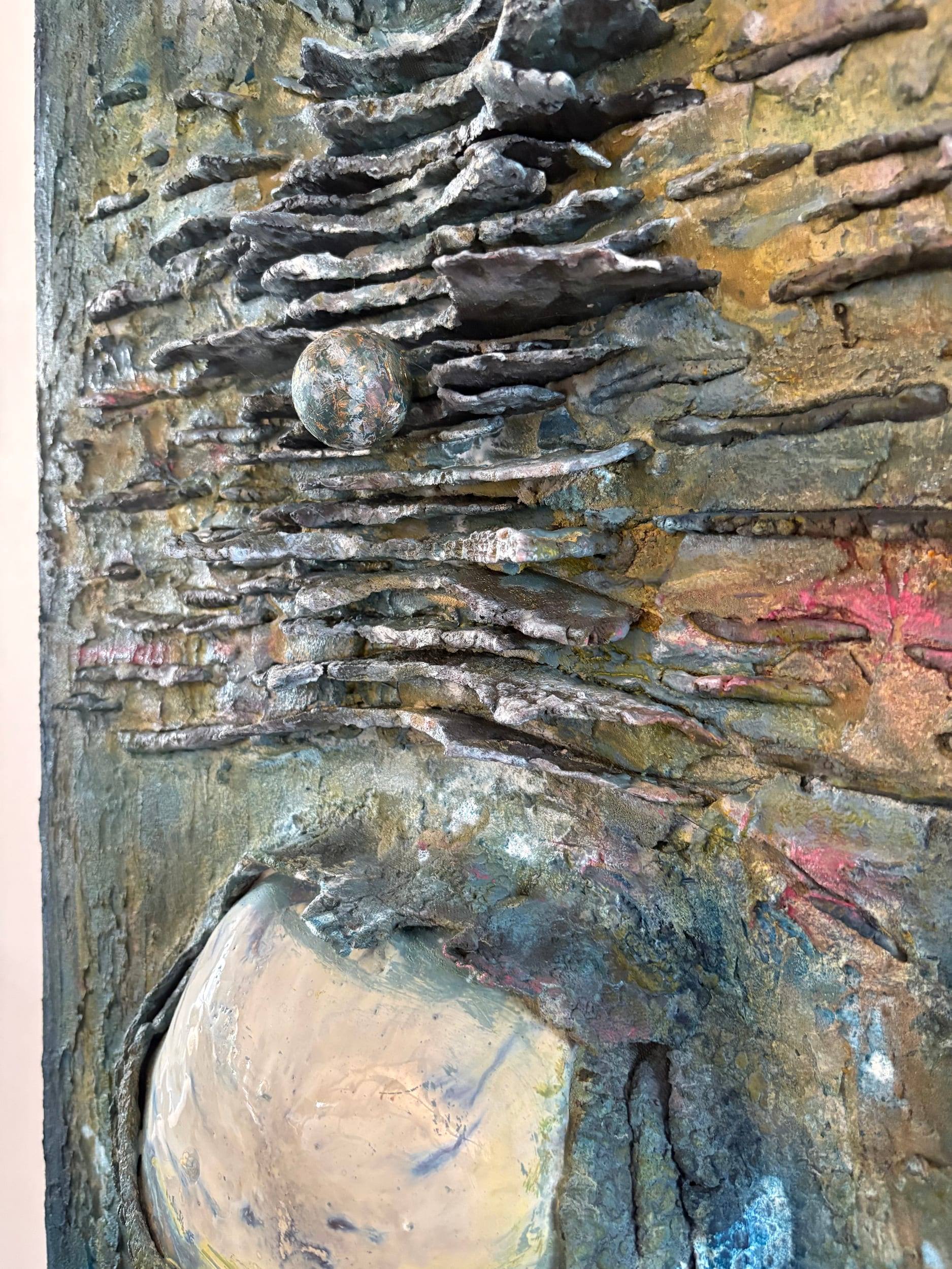 Ohne Titel (Detail) – keramische Arbeit von Mike Ramftler