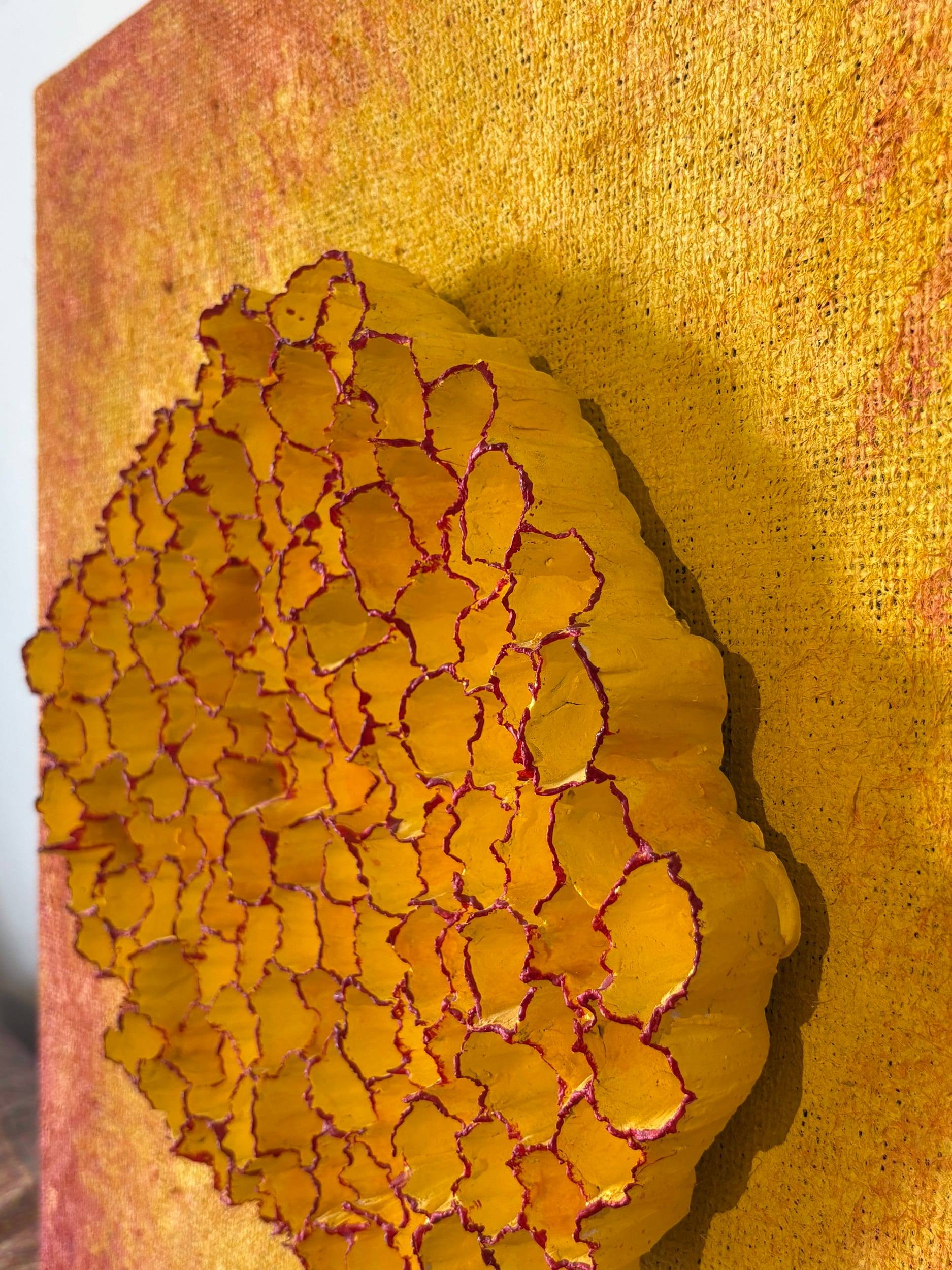 Ohne Titel (Detail) – keramische Arbeit von Mike Ramftler