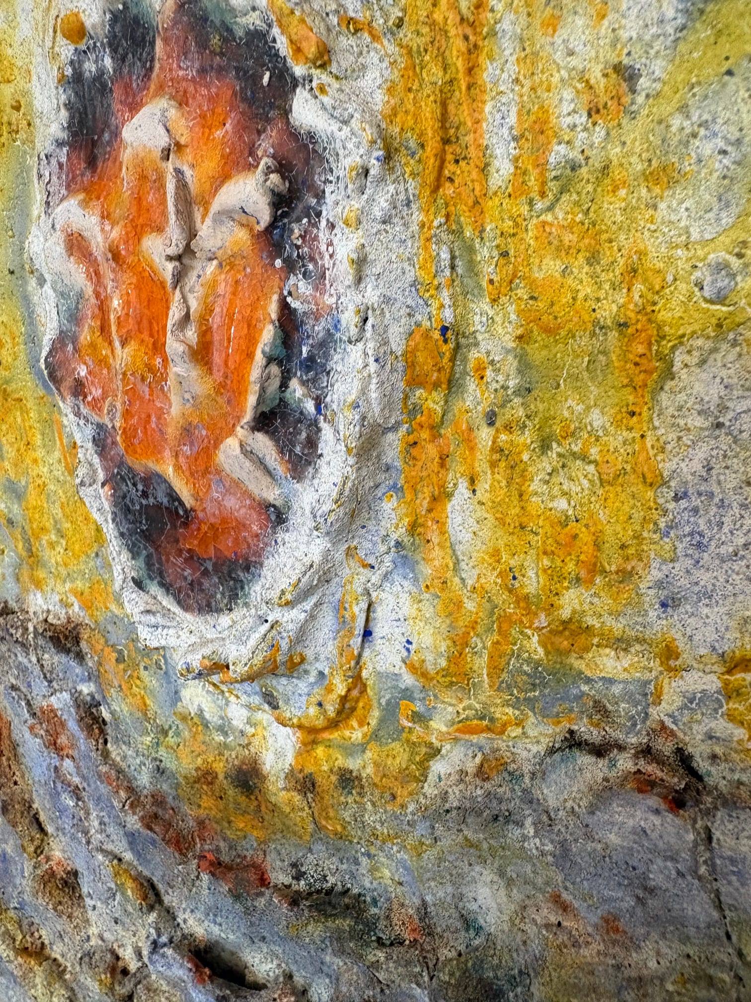 Ohne Titel (Detail) – keramische Arbeit von Mike Ramftler