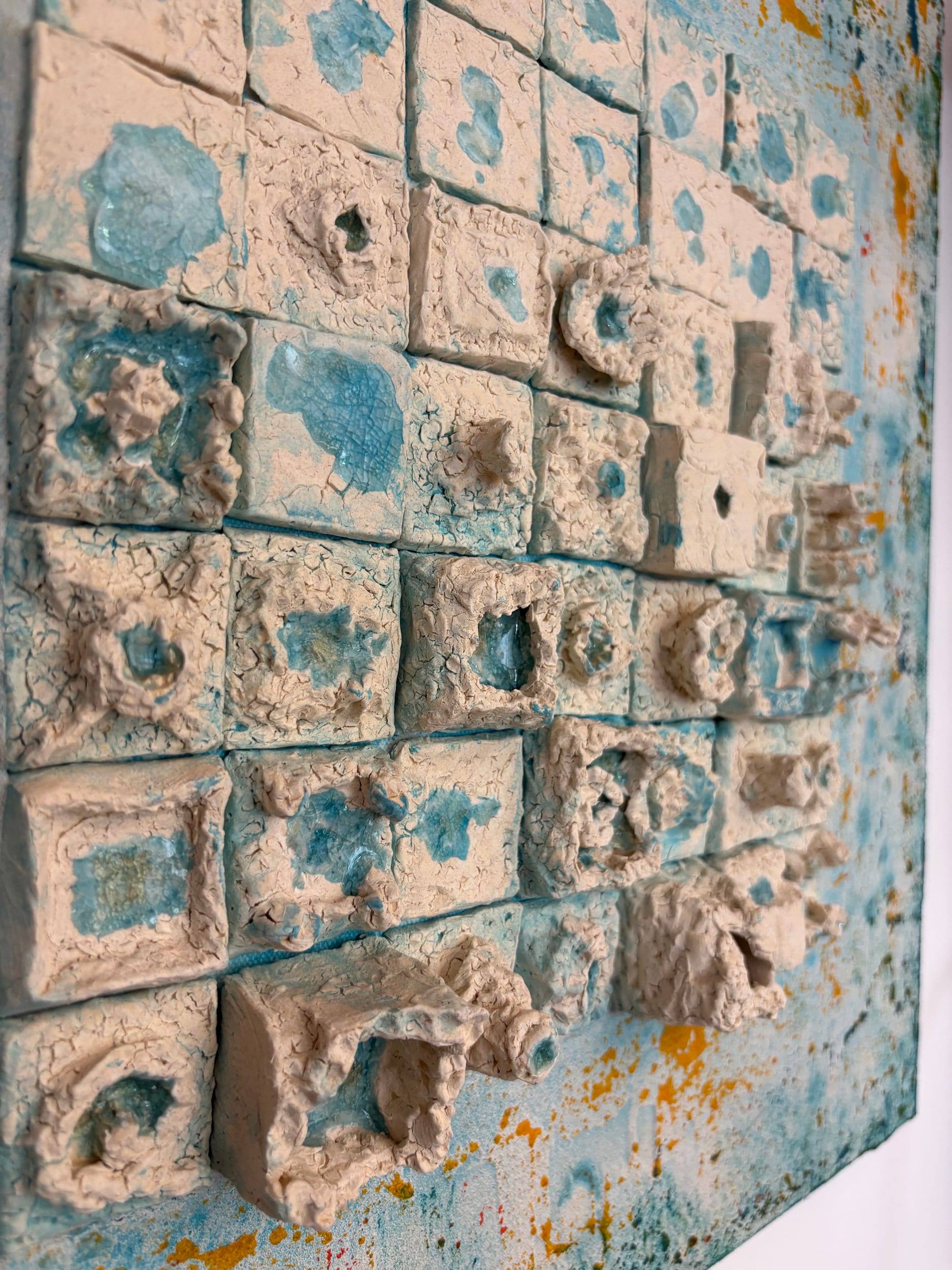 Ohne Titel (Detail) – keramische Arbeit von Mike Ramftler