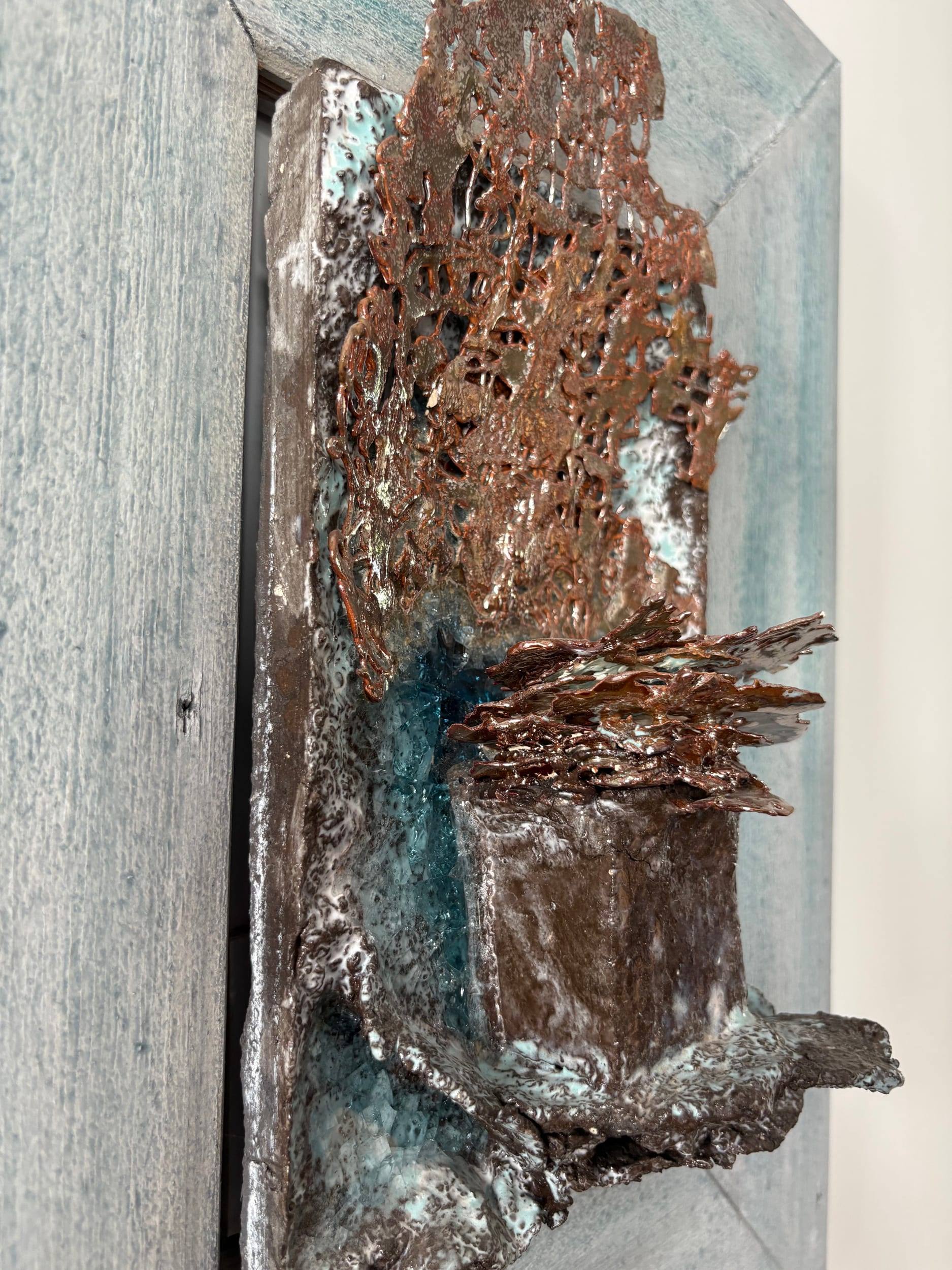 Ohne Titel (Detail) – keramische Arbeit von Mike Ramftler