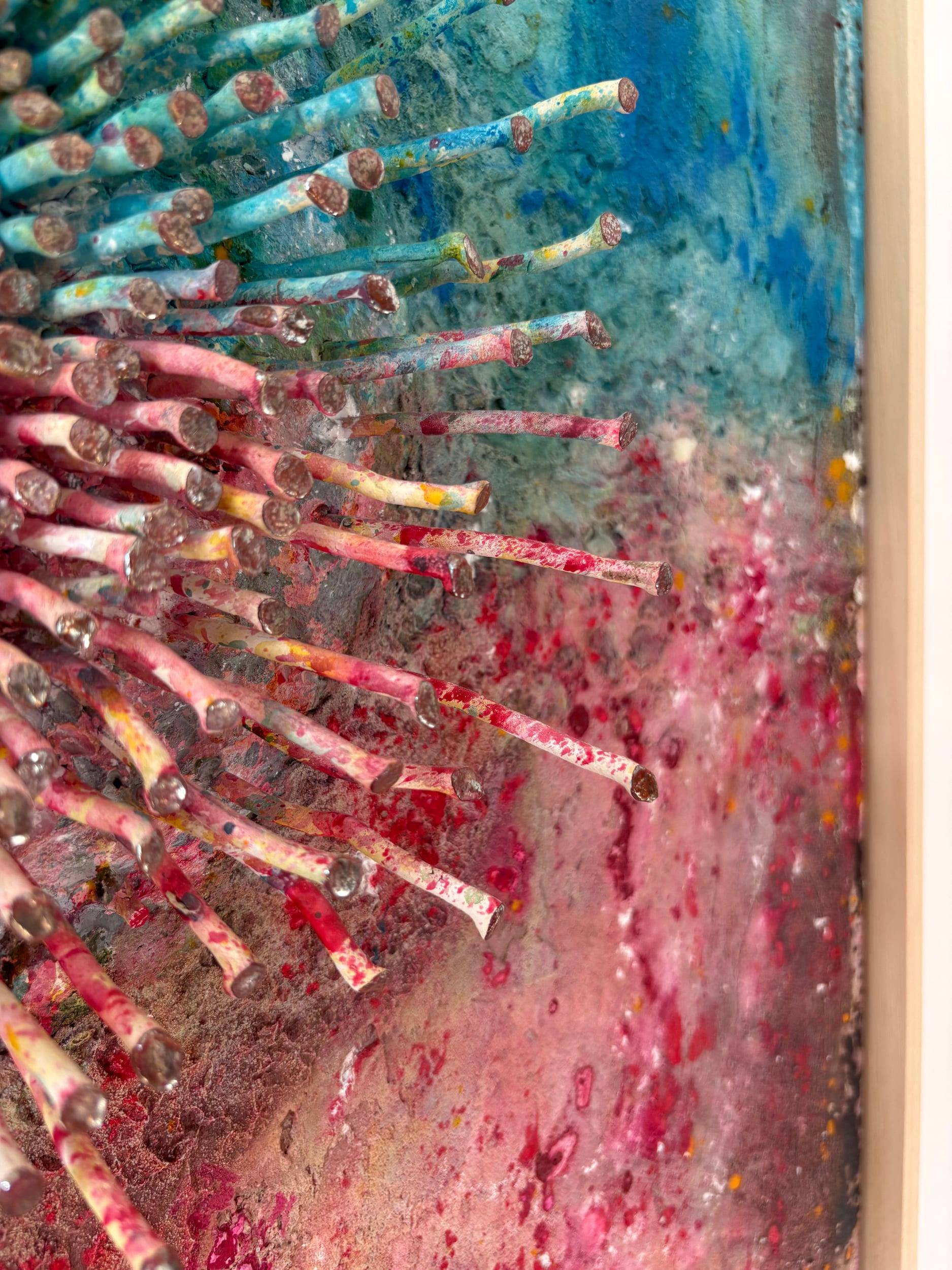 Ohne Titel (Detail) – keramische Arbeit von Mike Ramftler