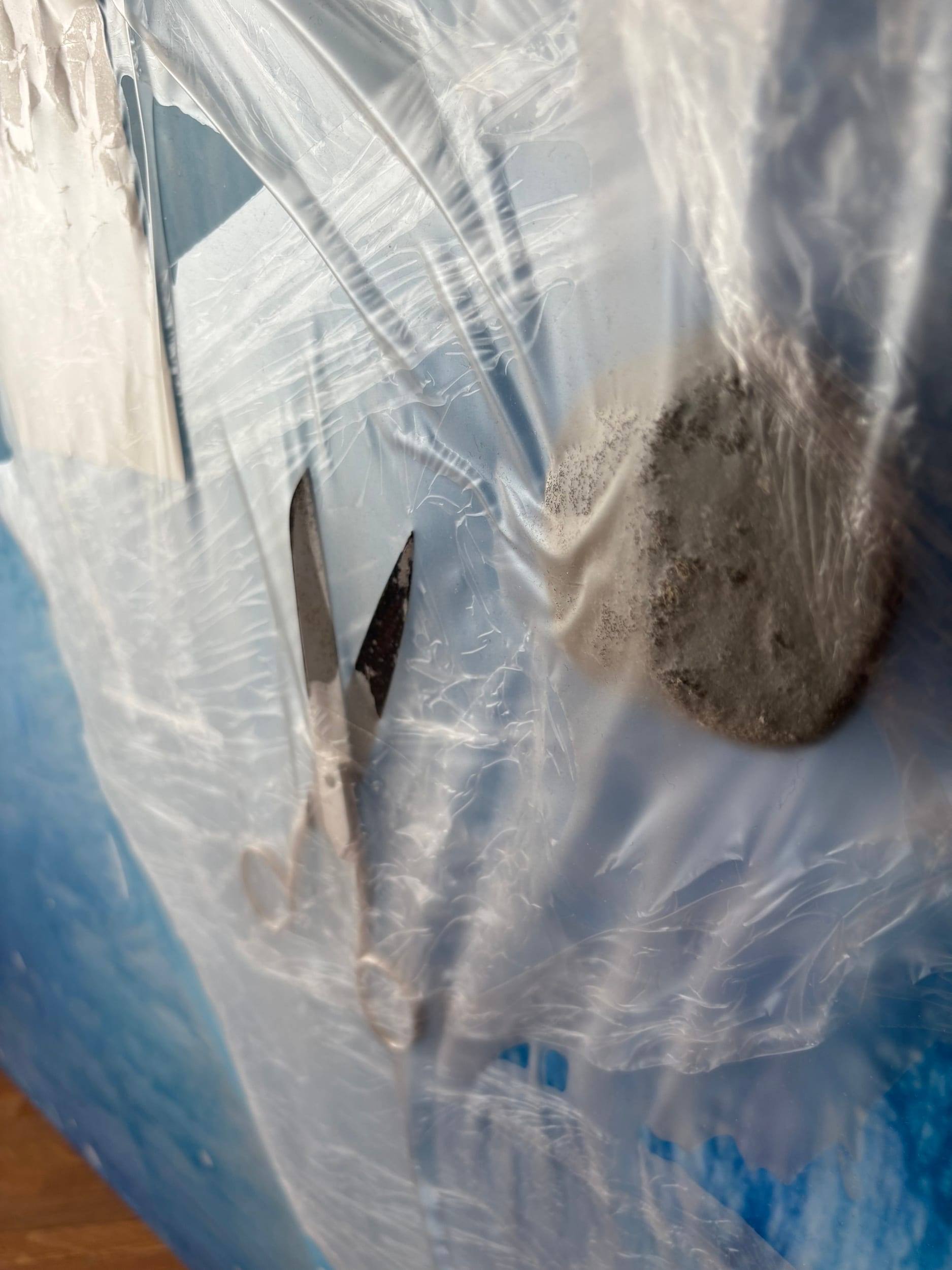 Ohne Titel (Detail) – keramische Arbeit von Mike Ramftler